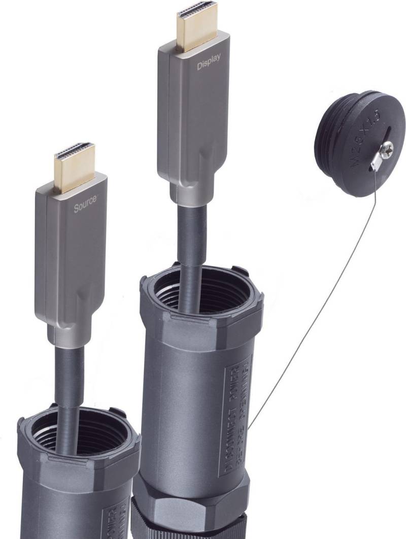 shiverpeaks BASIC-S--HDMI Anschlußkabel-Optisches HDMI Trittfest Armored Kabel 4K 100.0m - Kabel - Digital/Display/Video HDMI-Kabel (BS30-041005) von ShiverPeaks