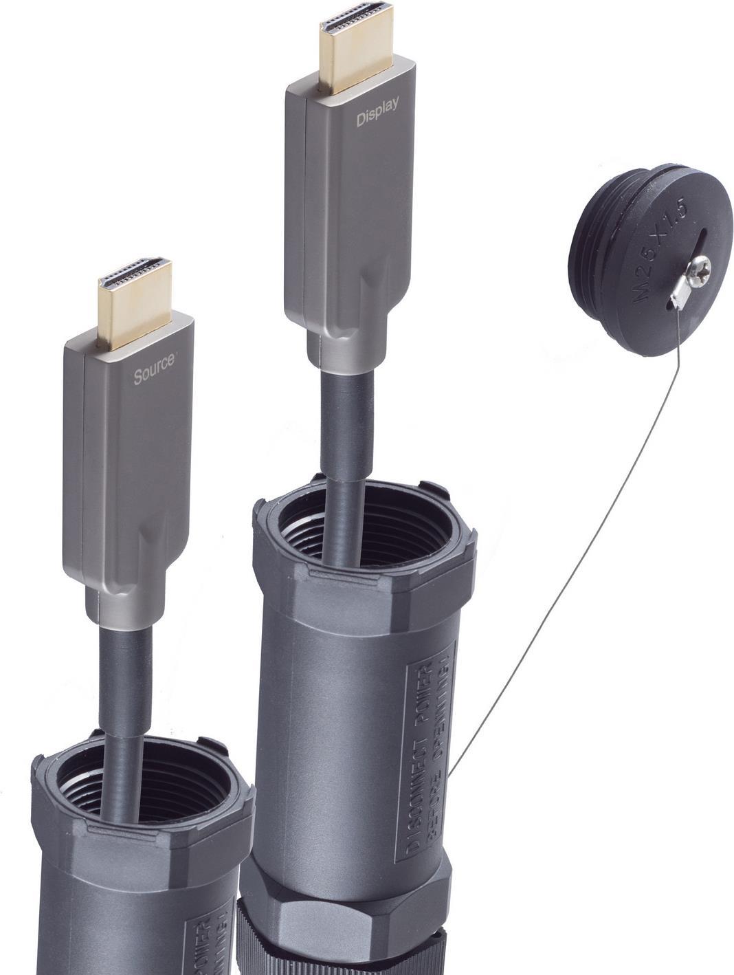 shiverpeaks BASIC-S--HDMI Anschlußkabel-Optisches HDMI Trittfest Armored Kabel 4K 20.0m - Kabel - Digital/Display/Video HDMI-Kabel (BS30-04095) von ShiverPeaks