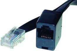 shiverpeaks BASIC-S ISDN-Verlängerungskabel, 15,0 m RJ45 Stecker - RJ45 Kupplung, 8-adrig, schwarz - 1 Stück (BS70235-8/8) von ShiverPeaks