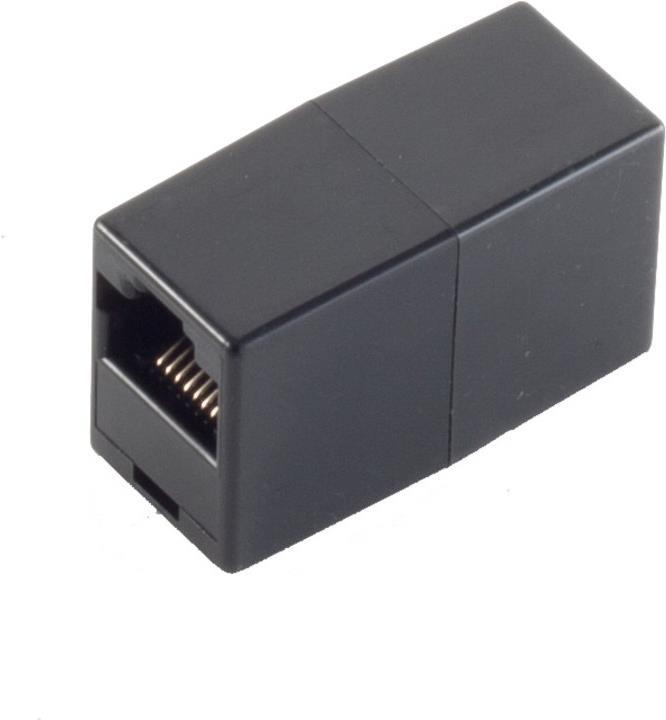 shiverpeaks BASIC-S Modular-IN-line Adapter, RJ11, schwarz RJ11 Kupplung - RJ11 Kupplung, 1:1 belegt, ungeschirmt (BS71220) von ShiverPeaks