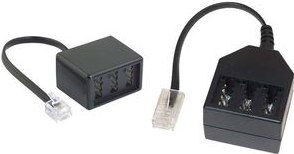 shiverpeaks BASIC-S Telefonkabel, schwarz, 0,2 m - f�r den Markt: D / L - 1 St�ck (BS71017-2) von ShiverPeaks