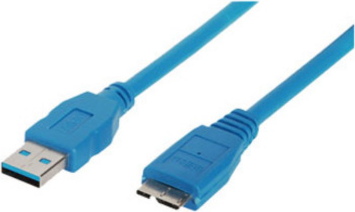 shiverpeaks BASIC-S USB 3.0 Micro Kabel, USB-A - Micro USB-B 5,0 m, USB-A Stecker - Micro USB-B Stecker, 3.0 kompatibel, - 1 Stück (BS77195) von ShiverPeaks