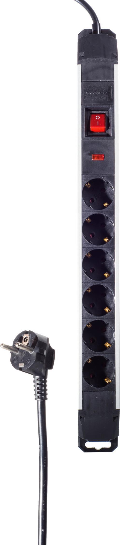 shiverpeaks BS09-20165 Stromverteilereinheit (PDU) 6 AC-Ausgänge Schwarz (BS09-20165) von ShiverPeaks