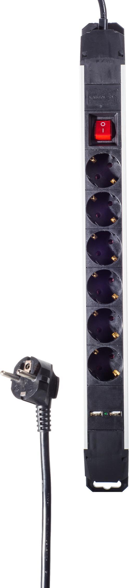 shiverpeaks BS09-20265 Stromverteilereinheit (PDU) 6 AC-Ausgänge Schwarz (BS09-20265) von ShiverPeaks