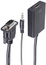 shiverpeaks BS10-01006 Videokabel-Adapter 0,15 m VGA (D-Sub) + 3.5mm HDMI Typ A (Standard) Schwarz (BS10-01006) von ShiverPeaks