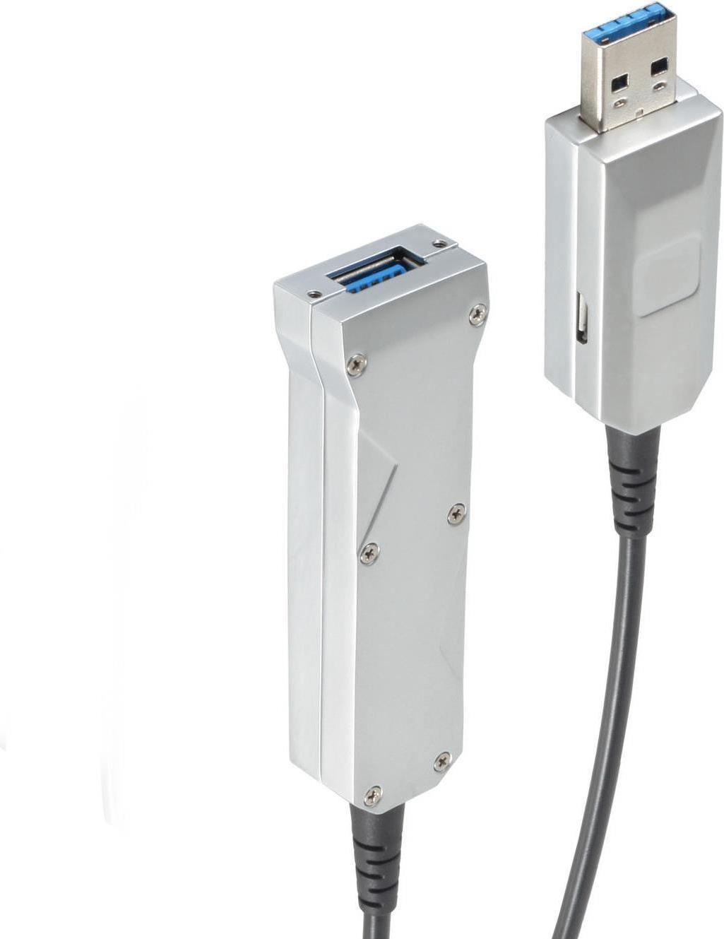 shiverpeaks BS30-35485 USB Kabel 30 m USB 3.2 Gen 1 (3.1 Gen 1) USB A USB A/Micro-USB B Schwarz - Silber (BS30-35485) von ShiverPeaks