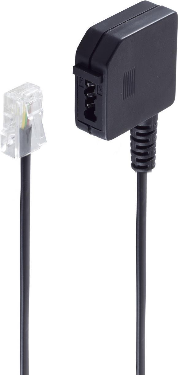 shiverpeaks BS71041 Telefonkabel 0,2 m Schwarz (BS71041) von ShiverPeaks