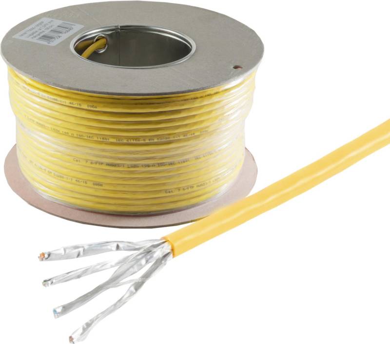 shiverpeaks BS75500-A+-500S Netzwerkkabel Gelb 500 mCat.7a Rohkabel+ S/FTP (S-STP) (BS75500-A+-500S) von ShiverPeaks