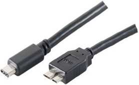 shiverpeaks BS77142-1.8 1.8m USB C Micro-USB B Männlich Männlich Schwarz USB Kabel (BS77142-1.8) von ShiverPeaks
