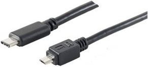 shiverpeaks BS77145-3.0 3m USB C Micro-USB B Männlich Männlich Schwarz USB Kabel (BS77145-3.0) von ShiverPeaks