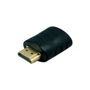 shiverpeaks BS77408 - HDMI - HDMI - Männlich/weiblich - Gold - Schwarz - Polybag (BS77408) von ShiverPeaks