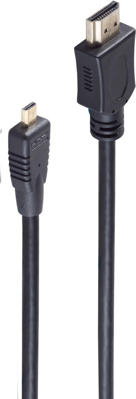 shiverpeaks BS77470-0.5-3 HDMI-Kabel 0,5 m HDMI Typ A (Standard) HDMI Typ D (Mikrofon) Schwarz (BS77470-0.5-3) von ShiverPeaks