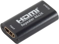 shiverpeaks PROFESSIONAL HDMI Repeater, Reichweite: 40 m Signalverstärkung: bis 40 m, über HDMI Kabel mit AWG24 - 1 Stück (SP77410-4K) von ShiverPeaks