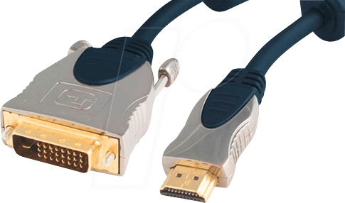 shiverpeaks SP77481 Videokabel-Adapter 1,5 m HDMI Typ A (Standard) DVI-D Blau - Chrom (SP77481) von ShiverPeaks