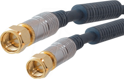 shiverpeaks SP80094 Koaxialkabel RG-59/U 3,75 m F-Stecker Blau - Chrom (SP80094) von ShiverPeaks