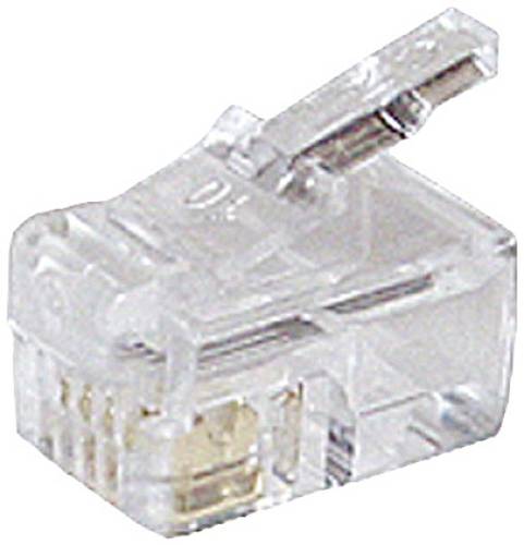 Shiverpeaks BASIC-S Netzwerk Modular-Stecker RJ10 4polig, 4 Kontakte belegt, vergoldete Kontakte VE von Shiverpeaks