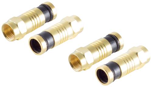 Shiverpeaks BS15-300714 F-Stecker Kompression, vergoldet Anschlüsse: F-Stecker Kabel-Durchmesser: 7 von Shiverpeaks