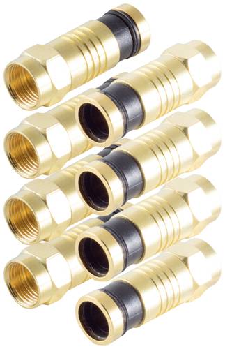 Shiverpeaks BS15-300814 F-Stecker Kompression, vergoldet Anschlüsse: F-Stecker Kabel-Durchmesser: 7 von Shiverpeaks