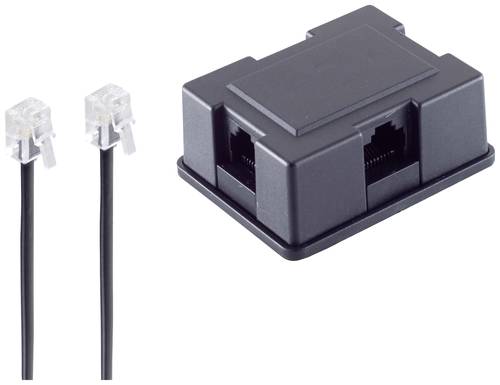 Shiverpeaks ISDN Adapter [1x RJ45-Buchse 8p4c - 6x RJ45-Buchse 8p4c] 3m Schwarz von Shiverpeaks