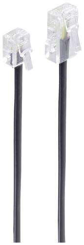 Shiverpeaks ISDN Anschlusskabel [1x RJ11-Stecker 6p4c - 1x RJ45-Stecker 8p4c] 10m Schwarz von Shiverpeaks