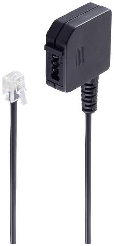 Shiverpeaks Telefon (analog) Adapter [1x RJ11-Stecker 6p4c - 1x TAE-F-Buchse] 0.2m Schwarz von Shiverpeaks