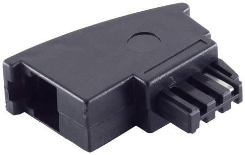 Shiverpeaks Telefon (analog) Adapter [1x TAE-F-Stecker - 1x RJ11-Buchse 6p4c] Schwarz von Shiverpeaks