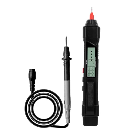 Shkalacar 2in1 Digital Pen Multimeter, 4000Count AC/DC Spannungsprüfer mit LED-Licht, Hochpräzises Spannungs-, Kapazitäts-, Widerstands-, Frequenz-, Dioden-NCV-Testmessgerät für Elektriker, Techniker Shkalacar 2in1 Digital Pen Multimeter, 4000Count AC/DC Spannungsprüfer mit LED-Licht, Hochpräzises Spannungs-, Kapazitäts-, Widerstands-, Frequenz-, Dioden-NCV-Testmessgerät für Elektriker, Techniker von Shkalacar
