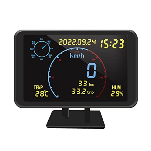Shkalacar 4,7 Zoll Auto HUD Display für alle 5-24V Fahrzeug, USB Head Up LCD Display mit Alarm bei Geschwindigkeitsüberschreitung, Automatic Dimming, Digitaler GPS Tacho Kilometerzähler für Fahrzeuge Shkalacar 4,7 Zoll Auto HUD Display für alle 5-24V Fahrzeug, USB Head Up LCD Display mit Alarm bei Geschwindigkeitsüberschreitung, Automatic Dimming, Digitaler GPS Tacho Kilometerzähler für Fahrzeuge von Shkalacar