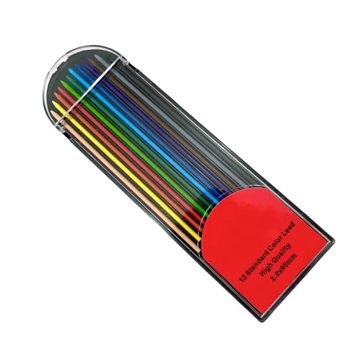 12pcs 2 0 Mm Dicke Bleistift Nachfüllungen 2 0 Mm Mechanischer Bleistift Nachfüllungen Für Studentenkünstler Zeichnen Von Kunst Illustrationen von Shntig