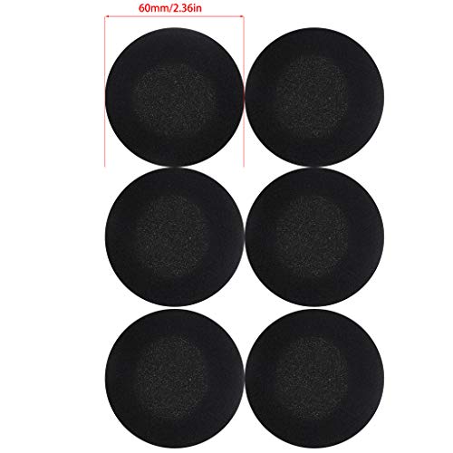 6 Stück Bequeme Ohrhörer Für 60 Mm Durchmesser Headphone Headset Ohrschützer Memory Foam Coverheadphone Ohrpolster Requisiten 6 Stück Bequeme Ohrhörer Für 60 Mm Durchmesser Headphone Headset Ohrschützer Memory Foam Coverheadphone Ohrpolster Requisiten von Shntig