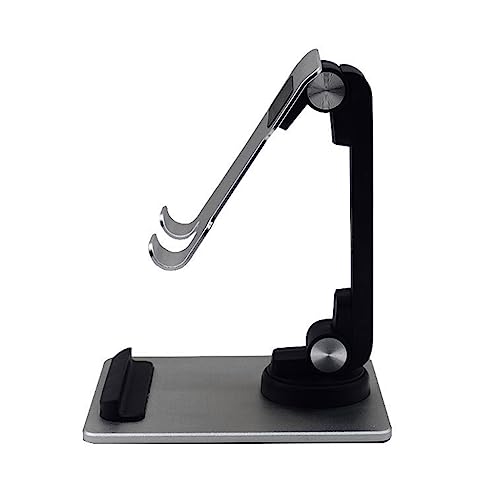 Handy-Ständer, Schreibtisch, faltbar, Desktop-Telefonhalterung, Dock, Aluminiumlegierung, geeignet für Smartphone, Tablet, 2 Farben Handy-Ständer, Schreibtisch, faltbar, Desktop-Telefonhalterung, Dock, Aluminiumlegierung, geeignet für Smartphone, Tablet, 2 Farben von Shntig