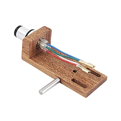 Phono Wood Plattentable Headshell Mit Bleidrähten Für LP Plattenspieler Phono Headshell Mount Ersatz Phono Wood Plattentable Headshell Mit Bleidrähten Für LP Plattenspieler Phono Headshell Mount Ersatz von Shntig