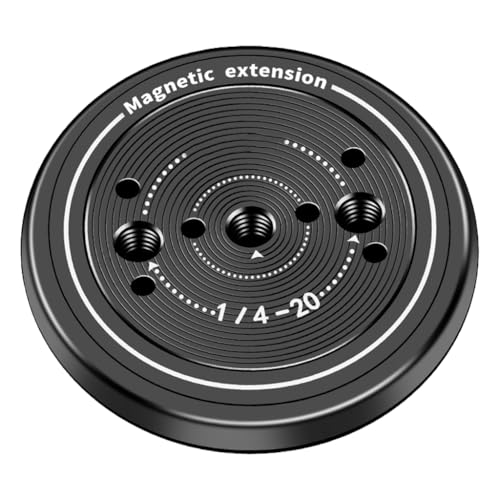 Shntig Handy-Stativ-Halterung, Adapter, magnetisch, Schnellspanner, Basis, neigbar, 60°-Halterung für Phone 16, 15, 14, 13, 12 Plus Shntig Handy-Stativ-Halterung, Adapter, magnetisch, Schnellspanner, Basis, neigbar, 60°-Halterung für Phone 16, 15, 14, 13, 12 Plus von Shntig