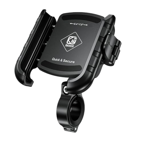 Shntig Motorrad-Handyhalterung, schnell und sicher für Fahrräder, Lenker-Navigations-Halterung, Silikon-Pad von Shntig