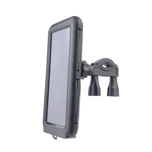 Shntig Motorrad-Lenker-Handyhalterung, Motorrad-Telefontasche, 360 Grad drehbare Halterung für Handy bis zu 16,5 cm (6,5 Zoll) von Shntig