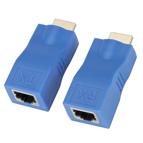 Shntig Paar Von HDTV Kompatibel Für RJ45-Adapter Unterstützt 1080p Video Video Mit Weit Verbreiteter CAT5E/6-Kabel Bis Zu 30 Metern Shntig Paar Von HDTV Kompatibel Für RJ45-Adapter Unterstützt 1080p Video Video Mit Weit Verbreiteter CAT5E/6-Kabel Bis Zu 30 Metern von Shntig