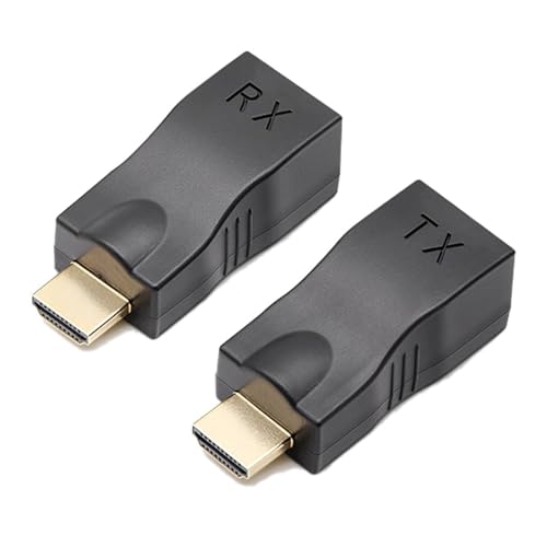 Shntig Paar Von HDTV Kompatibel Für RJ45-Adapter Unterstützt 1080p Video Video Mit Weit Verbreiteter CAT5E/6-Kabel Bis Zu 30 Metern Shntig Paar Von HDTV Kompatibel Für RJ45-Adapter Unterstützt 1080p Video Video Mit Weit Verbreiteter CAT5E/6-Kabel Bis Zu 30 Metern von Shntig