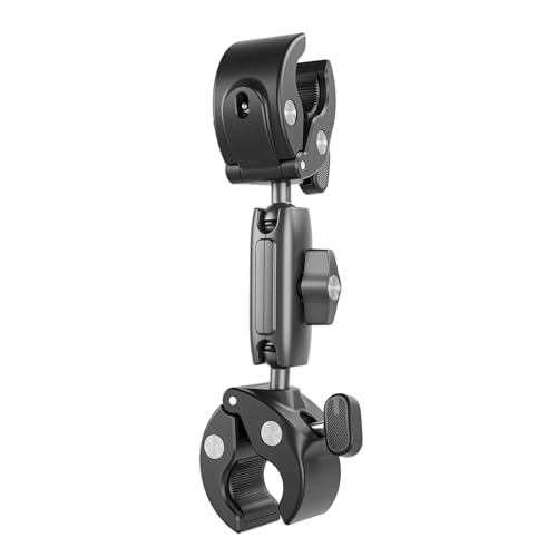 Shntig Universelle Motorradfahrradfahrradhalterungsklemme Doppelklemmmontage Mit 360 Grad Ballkopf Clip Für Actionkameras Shntig Universelle Motorradfahrradfahrradhalterungsklemme Doppelklemmmontage Mit 360 Grad Ballkopf Clip Für Actionkameras von Shntig