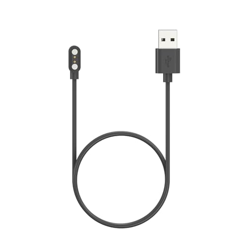 Starkes USB Ladungskabel Ladungsleitungsseil Schwarz Für Colmi P71 Smartwatches Gebühren von Shntig