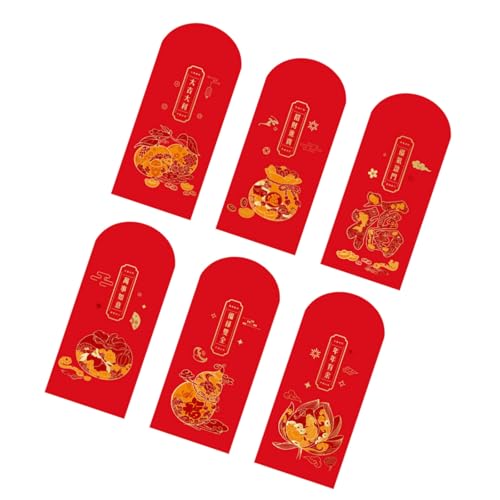 Traditionelle Briefumschläge für das Schlangenjahr, 6 Stück, auffälliges Geldpaket, Papier-Geldbeutel, für Schlangenjahresfeste Traditionelle Briefumschläge für das Schlangenjahr, 6 Stück, auffälliges Geldpaket, Papier-Geldbeutel, für Schlangenjahresfeste von Shntig