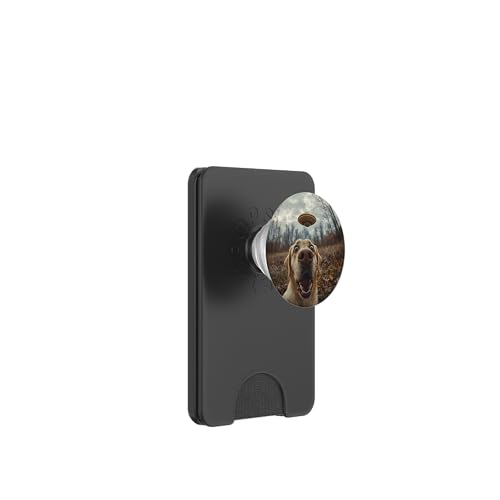 Lustiges Labrador-Hunde-Selfie mit intergalaktischem UFO PopSockets PopWallet für MagSafe Lustiges Labrador-Hunde-Selfie mit intergalaktischem UFO PopSockets PopWallet für MagSafe von Shocked looking Labrador Dog and UFO Selfie