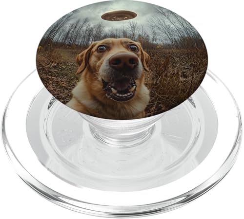 Schockiert aussehendes Labrador-Hunde-Selfie mit intergalaktischem UFO PopSockets PopGrip für MagSafe Schockiert aussehendes Labrador-Hunde-Selfie mit intergalaktischem UFO PopSockets PopGrip für MagSafe von Shocked looking Labrador Dog and UFO Selfie