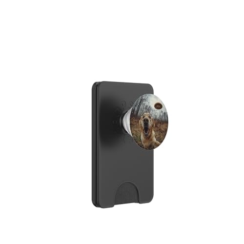 Schockiert aussehendes Labrador-Hunde-Selfie mit intergalaktischem UFO PopSockets PopWallet für MagSafe Schockiert aussehendes Labrador-Hunde-Selfie mit intergalaktischem UFO PopSockets PopWallet für MagSafe von Shocked looking Labrador Dog and UFO Selfie