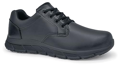 Shoes for Crews Arbeitsschuhe Saloon II Men – Schicker, lässiger Schnürschuh, sicherer Halt, rutschhemmend, wasserabweisend, Leder, OB E SR – Halbschuh für Herren von Shoes for Crews