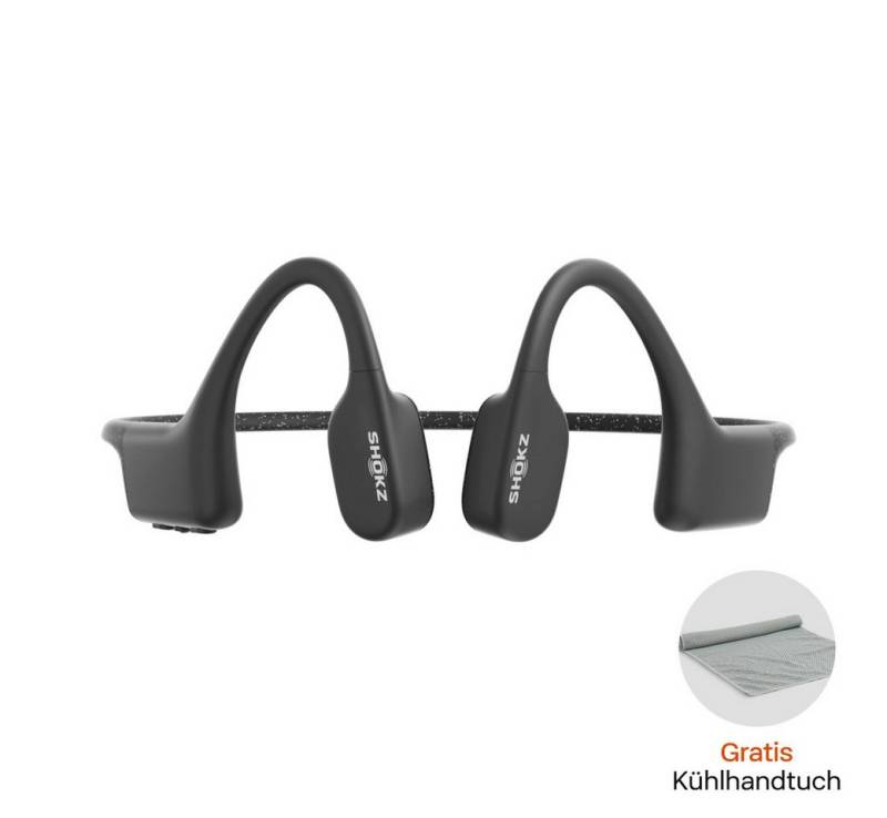 Shokz OpenSwim + Cooling Towel Open-Ear-Kopfhörer (integrierter MP3-Player und 4 GB Speicher) von Shokz