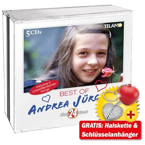 Andrea Jürgens Best Of + GRATIS Halskette & Schlüsselanhänger von Shop24Direct