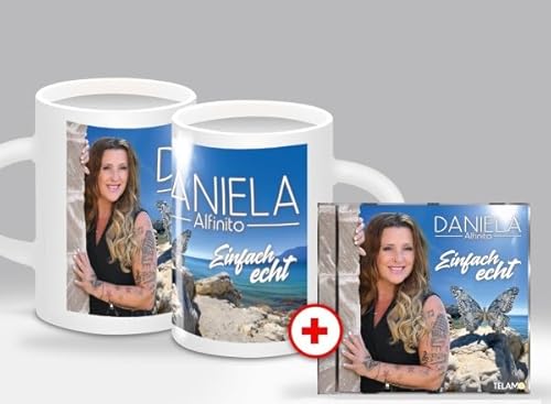 Daniela Alfinito Einfach echt Fan-Set Tasse + CD + GRATIS Tischkalender von Shop24Direct