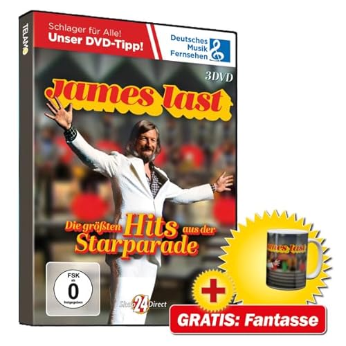 James Last Die größten Hits aus der Starparade + GRATIS Fan-Tasse - DVD von Shop24Direct