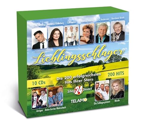 Lieblingsschlager - Die 200 erfolgreichsten Hits Ihrer Stars - 10 CDs von Shop24Direct