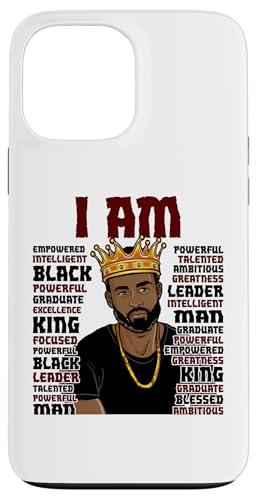 Black King Das mächtigste Stück im Spiel Melanin Men Hülle für iPhone 13 Pro Max von Shopp